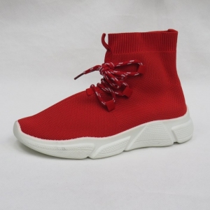 Botki damskie jesienne na koturnie (36-41) LL1755 RED