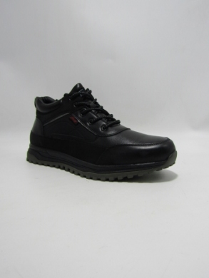 Botki męskie ocieplane (40-45) 35505-1 BLK