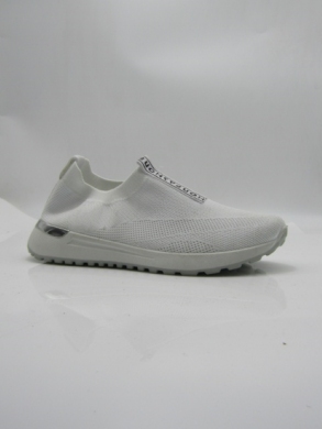 Buty sportowe damskie na płaskim (36-41) 28350 WHITE