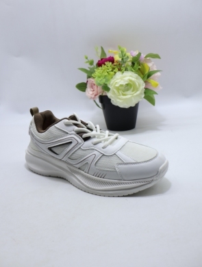 Buty sportowe damskie na płaskim (36-41) EC344 WH/KHAKI