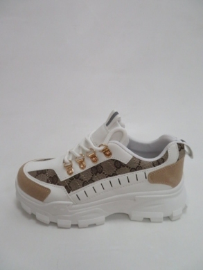 Sportowe Damskie na koturnie (36-41) 833 White