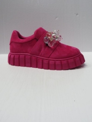 Półbuty damskie na płaskim (36-41) NB615 FUSHIA