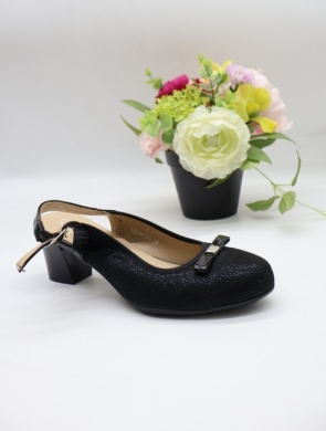 Sandały damskie na obcasie (36-41) J-250 BLACK