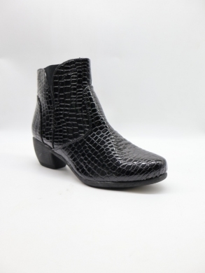 Botki damskie ocieplane na obcasie (36-41) NZ05 BLACK