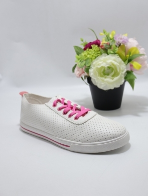 Buty sportowe damskie na płaskim (36-41) DF705 FUSHIA