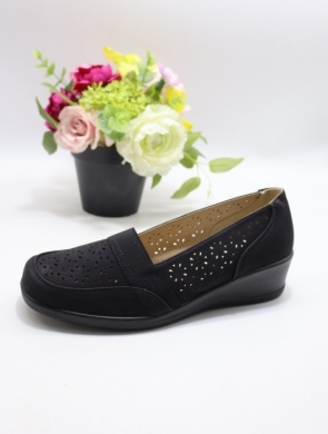 Półbuty damskie na koturnie (36-41) YEHJ-219 BLACK