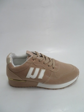 Buty sportowe damskie na płaskim (36-41) R-65 KHAKI
