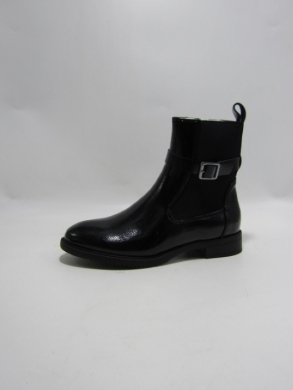 Botki damskie ocieplane na płaskim (36-41) K22021B BLACK