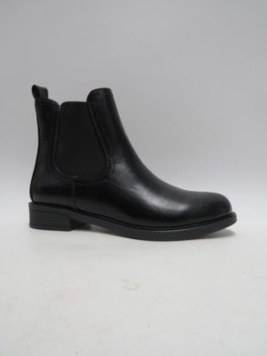 Botki damskie ocieplane na płaskim (36-41) MR-15 BLACK