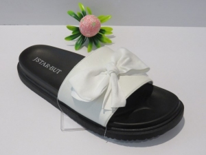 Klapki damskie na płaskim (36-41) ZYTX22049 WHITE