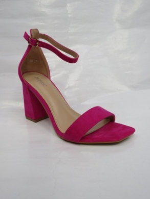 Sandały damskie na obcasie (36-41) 100-271 FUCHSIA