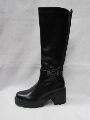 Kozaki damskie na obcasie (36-41) DE1062 BLACK