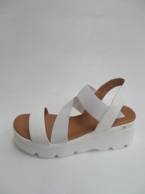 Sandały damskie na koturnie (36-41) 0-40 WHITE