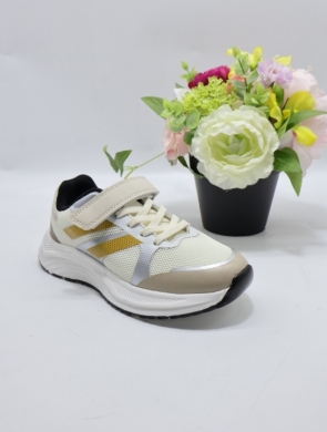 Buty sportowe chłopięce (32-37) EC350-4 KHAKI/BEIGE