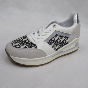 Buty sportowe damskie na koturnie (36-41) 8786-SP WHITE