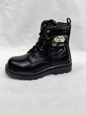 Trapery dziewcęce ocieplane (27-32) A133 BLACK