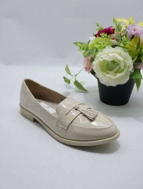 Półbuty damskie na płaskim (36-41) 7035 BEIGE