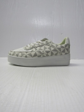 Buty sportowe damskie na płaskim (36-41) 8-23 WHITE