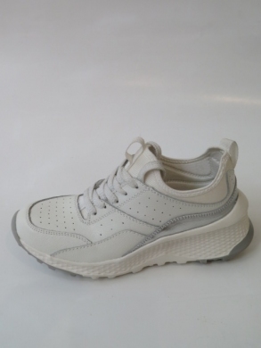 Sportowe Damskie na koturnie (36-41) GD-FT-72 WHITE/SILVER