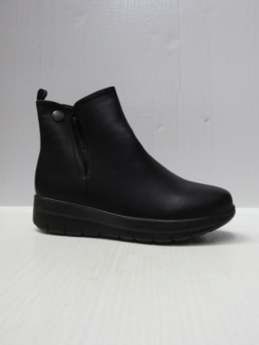 Botki damskie ocieplane na płaskim (36-41) 0-155 BLACK