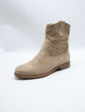 Botki damskie na płaskim (36-41) H169-2 KHAKI