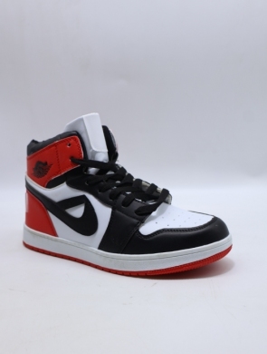 Buty sportowe młodzieżowe (36-41) D90H-2 WH/BL/RED