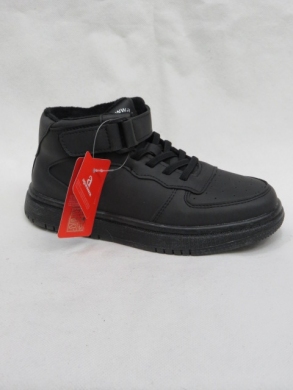 Buty sportowe chłopięce ocieplane (32-37) GQ462 BLACK