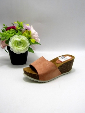 Klapki damskie na koturnie (36-41) 8282 PINK