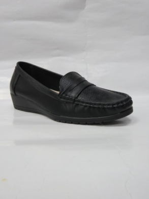 Mokasyny damskie na płaskim (36-41) 122 BLACK