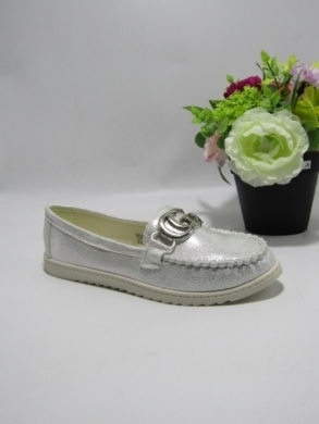 Mokasyny damskie na płaskim (36-41) XYG-2312-5 SILVER