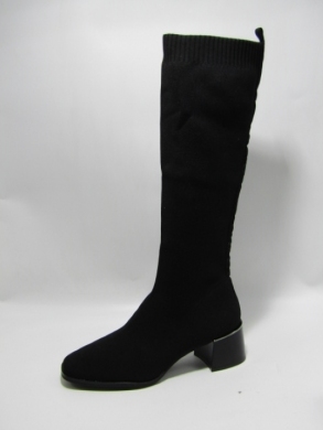 Kozaki damskie na obcasie (36-41) RXJ-200 BLACK