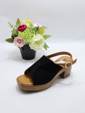 Sandały damskie na obcasie (36-41) D319 BLACK