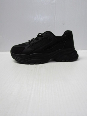 Buty sportowe damskie na płaskim (36-41) WW098 BLACK