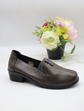 Półbuty damskie na obcasie (37-42) J35-13 GREY