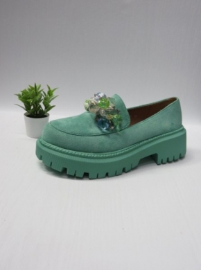 Mokasyny damskie na płaskim (36-41) JH283 GREEN