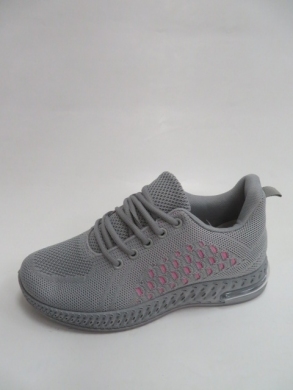 Buty sportowe damskie na płaskim (37-42) N1551 GREY