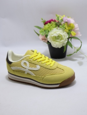 Buty sportowe damskie na płaskim (36-41) C3948 YELLOW