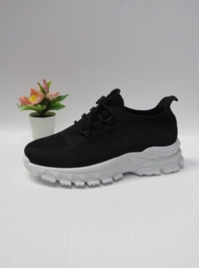 Buty sportowe damskie na płaskim (36-41) W213-2 BLACK