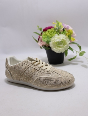 Buty sportowe damskie na płaskim (36-41) BO-902 BEIGE