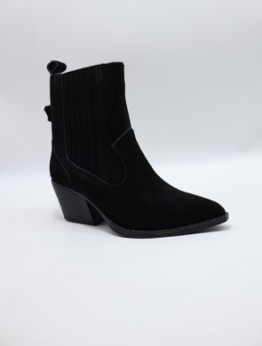 Botki damskie na obcasie (36-41) 6350A BLACK