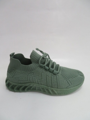 Buty sportowe damskie na płaskim (36-41) TA-27 OLIVEGREEN