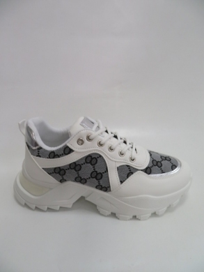 Sneakersy damskie niskie (36-41) S072 WHITE