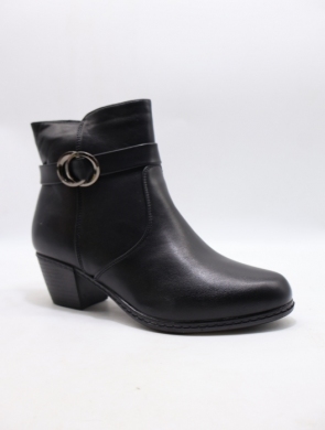 Botki damskie ocieplane na obcasie (36-41) 7395-1