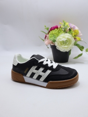 Buty sportowe damskie na płaskim (36-41) FZL-12 BLACK/WHITE