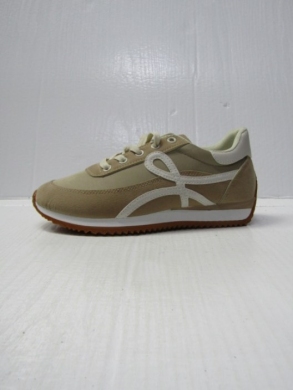 Buty sportowe damskie na płaskim (36-41) 8728 BEIGE