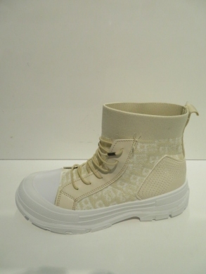 Trampki damskie na płaskim (36-41) HR-23 BEIGE