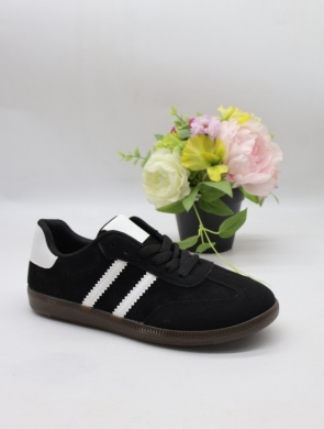 Buty sportowe damskie na płaskim (36-41) A-108 BLACK