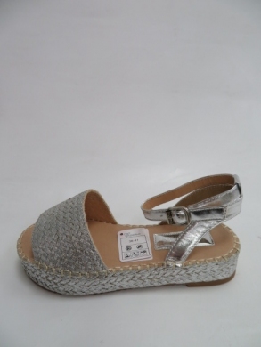 Sandały Damskie na koturnie (36-41) ZZ-10 SILVER