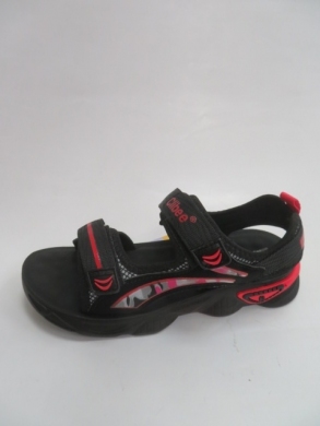 Sandały chłopięce (32-37) Z-4 BLACK/RED