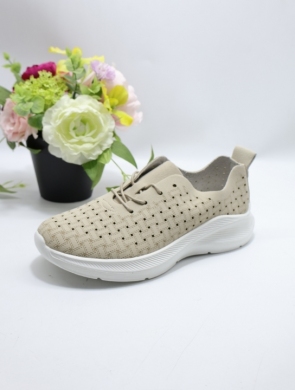 Buty sportowe damskie na płaskim (36-41) L605 BEIGE